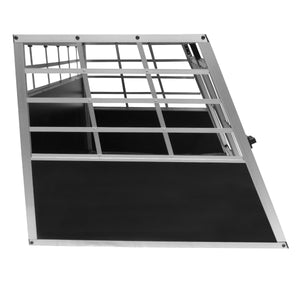 Gabbia Doppia per Trasporto Cani e Animali per Bauli Macchine Autovetture - Grande