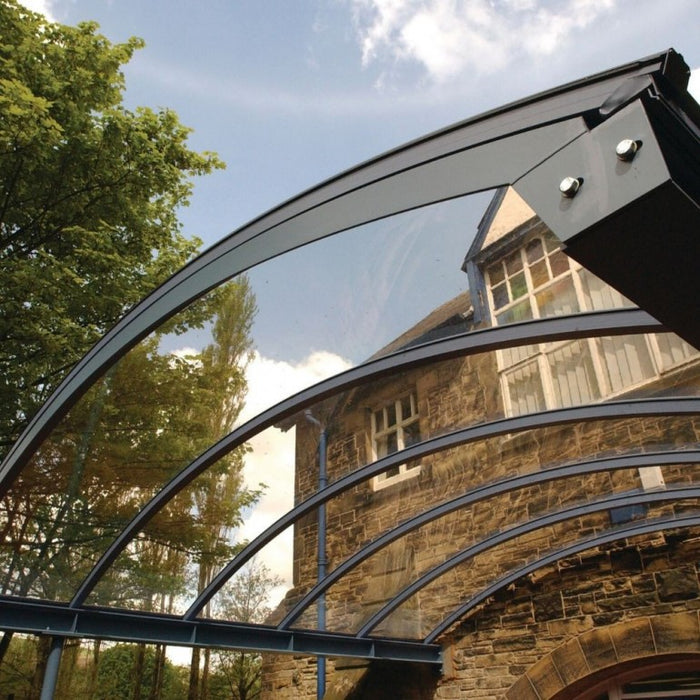 Lastra di policarbonato compatto 4 mm trasparente protetta contro i raggi UV, 600 x 400 mm