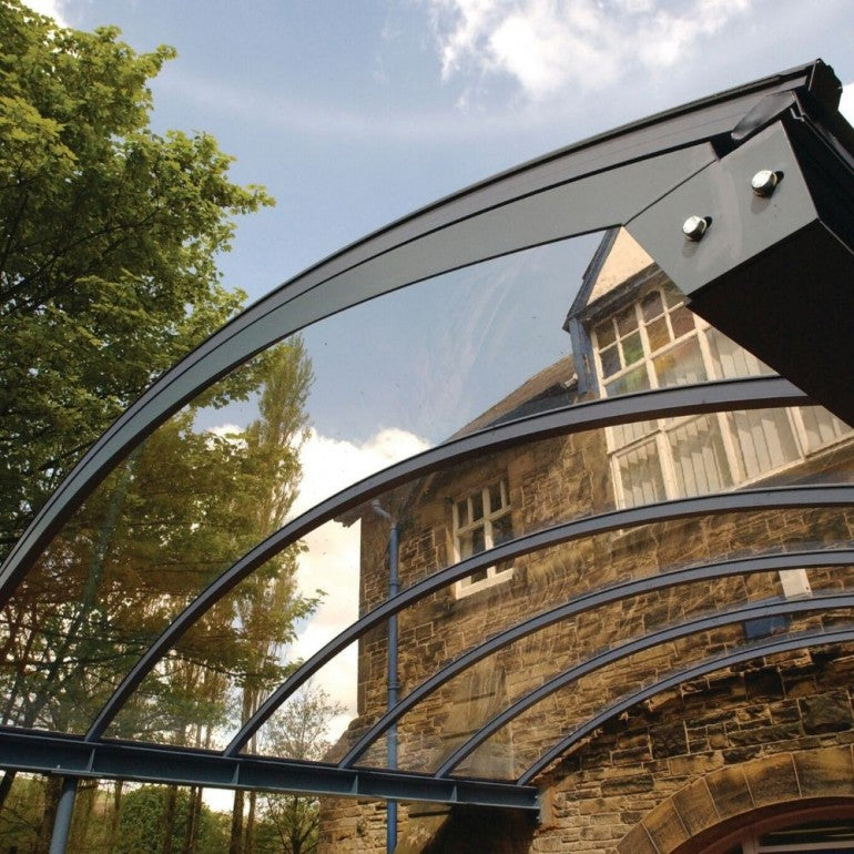 Lastra di policarbonato compatto 4 mm trasparente protetta contro i raggi UV, 800 x 600 mm