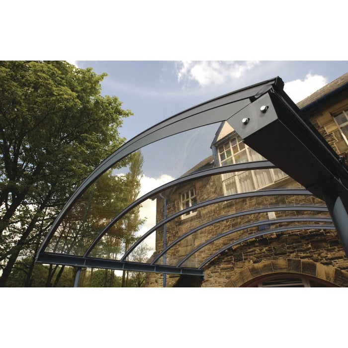 Lastra di policarbonato compatto 5 mm trasparente protetta contro i raggi UV 900 x 400 mm