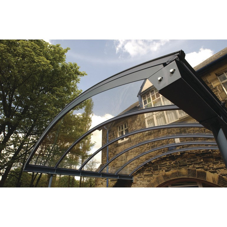 Lastra di policarbonato compatto 5 mm trasparente protetta contro i raggi UV 900 x 400 mm