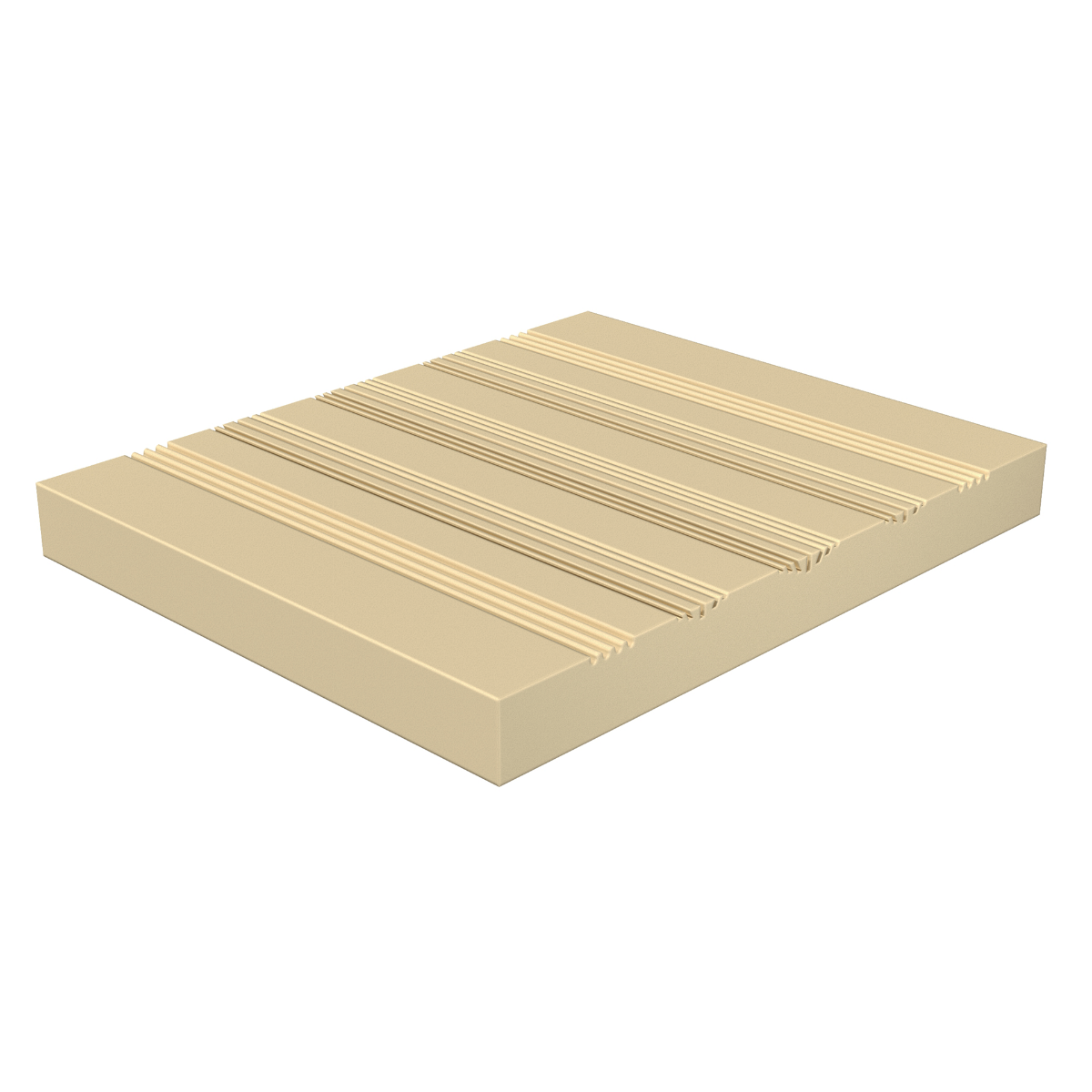 Materasso Sfoderabile Una Piazza e Mezza 120x195, alto 20 cm - Indeformabile, a 7 zone differenziate. Enduro