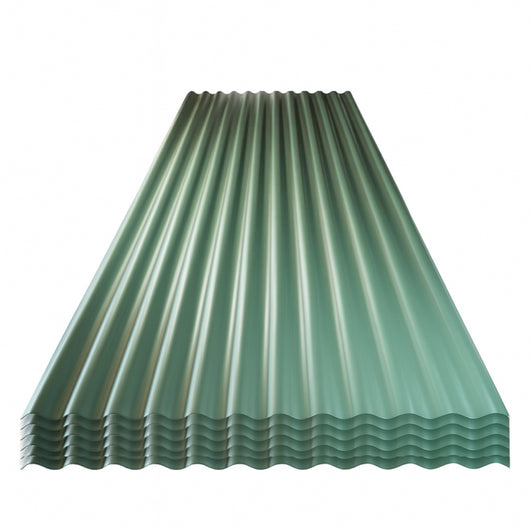 StormGuard Set da 5 lastre Ondulate in PVC – 90x200 cm Verde –- Pannello Tetto Impermeabile – Tetti di Verande, Carport
