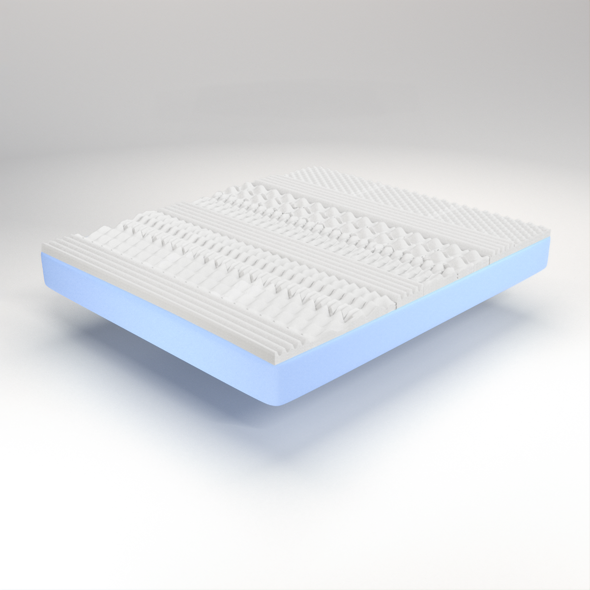 Materasso Una Piazza e Mezza 120x200, alto 22 cm - Memory Foam, Rivestimento Aloe Vera, Traspirante | Top H22