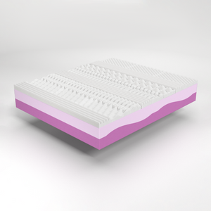 Materasso alla Francese 140x200, alto 26 cm - Memory, Gel Relaxa, Sfoderabile, Rivestimento Aloe Vera | Prime