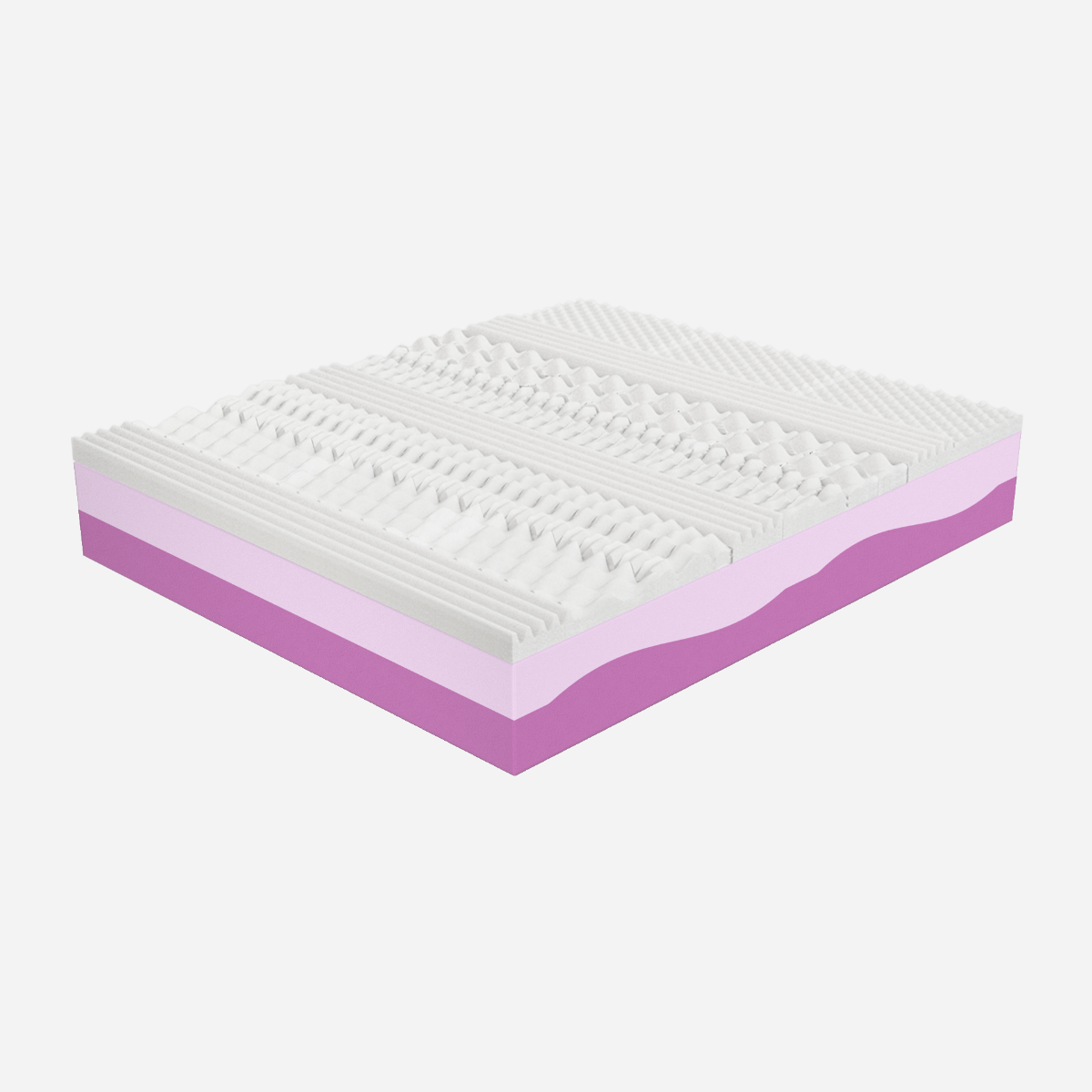 Materasso Matrimoniale 165x190, alto 26 cm - Memory, Gel Relaxa, Sfoderabile, Rivestimento Aloe Vera | Prime