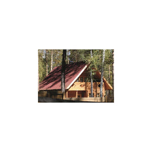 Lastra Ondulata in Fibra Bitumata per Tettoie e Coperture Base Onduline Rossa 200x85 cm