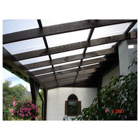 Lastra Policarbonato Alveolare 10 mm Trasparente 100 x 98 mm