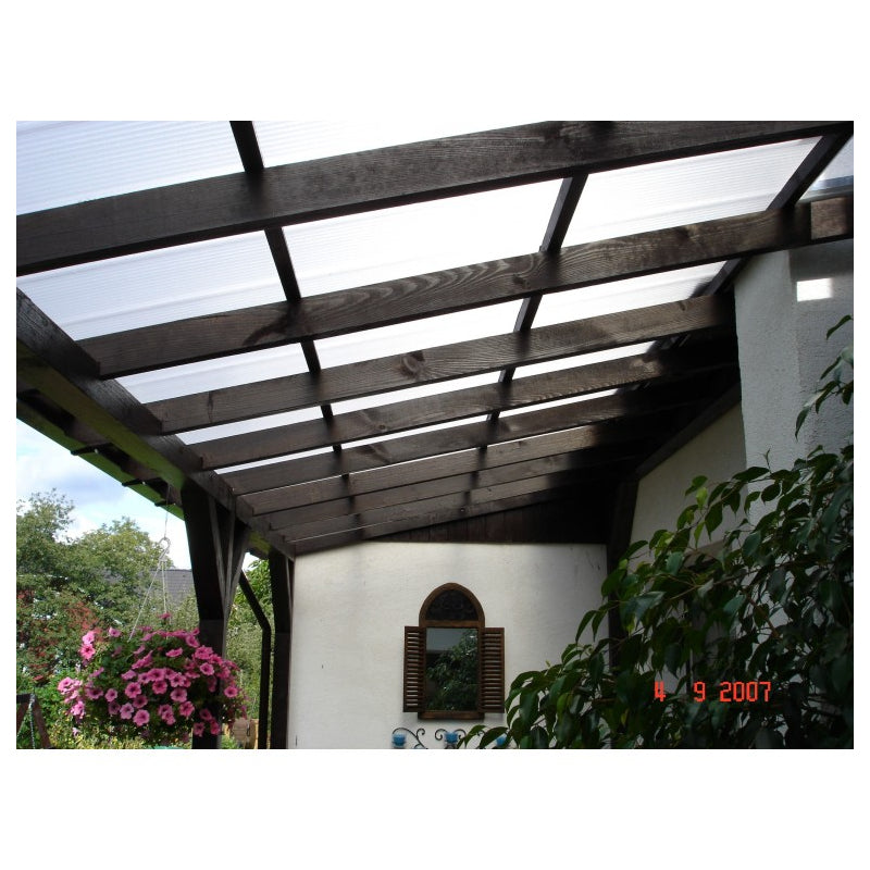 Lastra Policarbonato Alveolare 4 mm Trasparente 2 pezzi 2000 x 1050 mm