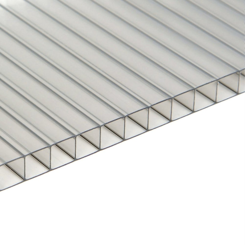 Lastra Policarbonato Alveolare Trasparente 1000x980x25mm