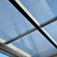 Lastra Policarbonato Alveolare Trasparente 2000x980x25mm