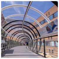 Lastra Policarbonato Compatto 3 mm Trasparente 1124x463 mm