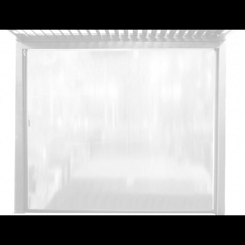 LATERALE PER LATO DA 4 M PERGOLA BIOCLIMATICA PVC