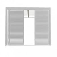 LATERALE SCORREVOLE CON LAMELLE PER LATO DA 3 M PERGOLA BIOCLIMATICA