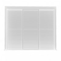 LATERALE SCORREVOLE CON LAMELLE PER LATO DA 3 M PERGOLA BIOCLIMATICA