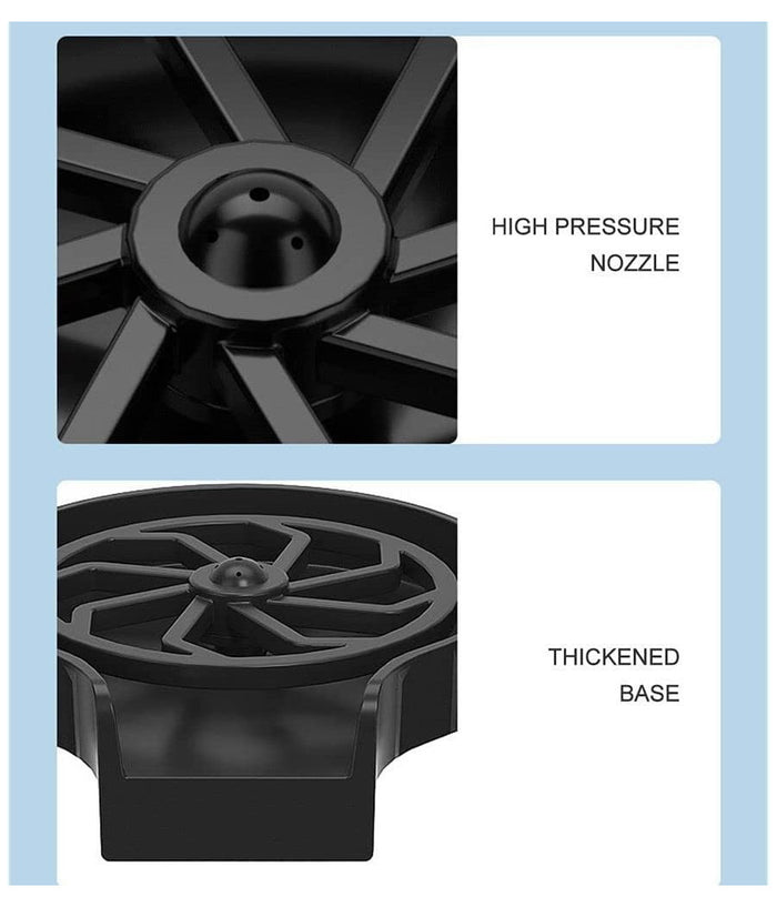 Lavabicchieri Automatico A Pressione Lava Bicchieri Fissaggio Su Lavello Cucina         
