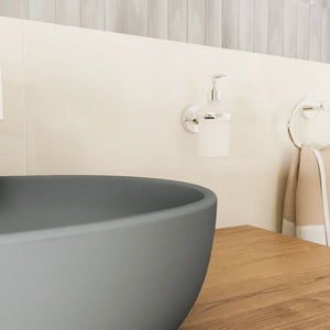 Lavabo da appoggio ovale 60x43x14,5cm grigio