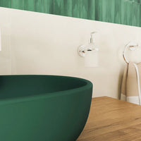 Lavabo da appoggio ovale 60x43x14,5cm verde