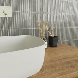 Lavabo da appoggio tondo 55,5x44x14 bianco opaco | Persico