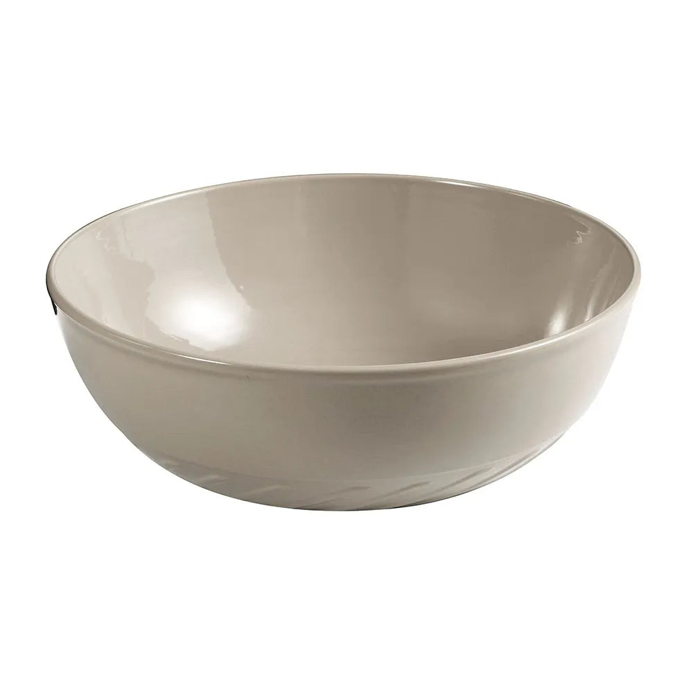 Lavabo da appoggio 33 cm sabbia con rilievi sul fondo  Logos