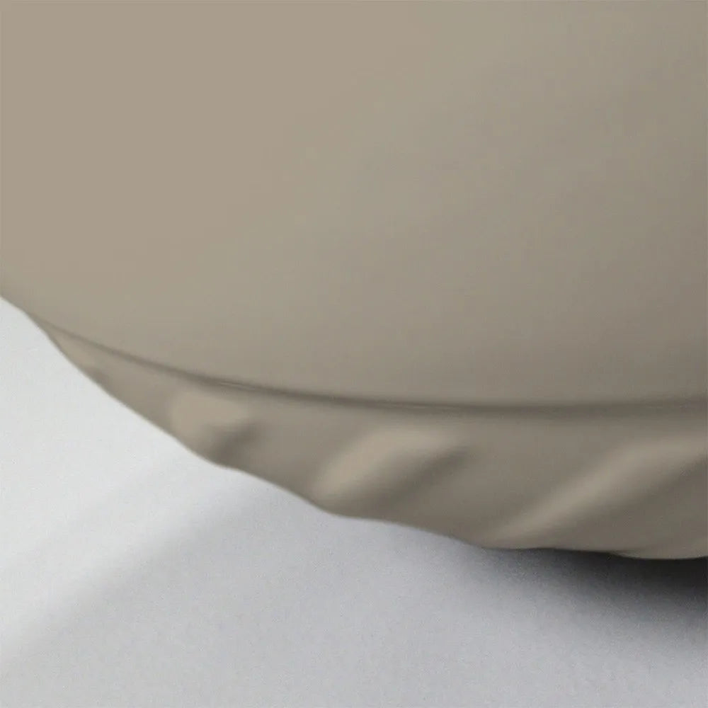 Lavabo da appoggio 33 cm sabbia con rilievi sul fondo  Logos