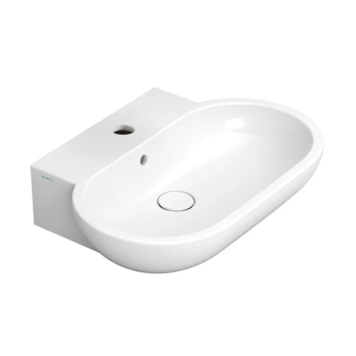 Lavabo da appoggio 65 cm linea Mirto con piletta click clack inclusa