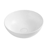 Lavabo da appoggio a ciotola 33 cm bianco lucido in ceramica  Espeon