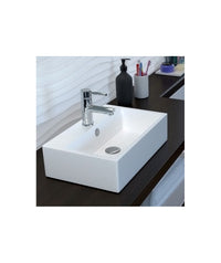 Lavabo da appoggio in ceramica bianco lucido K114