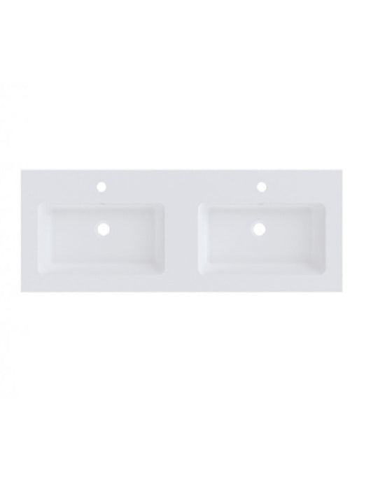 Lavabo doppio SPRING DEW RIHO 120x46 x1,5 cm in marmo