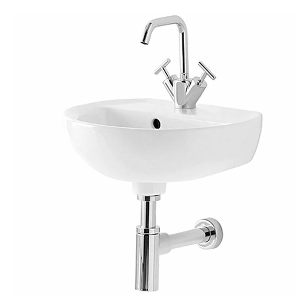 Lavabo sospeso 40 cm Geberit in ceramica lucida  Colibrì