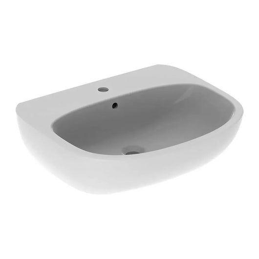 Lavabo sospeso 60 cm Geberit bianco lucido monoforo  Fantasia