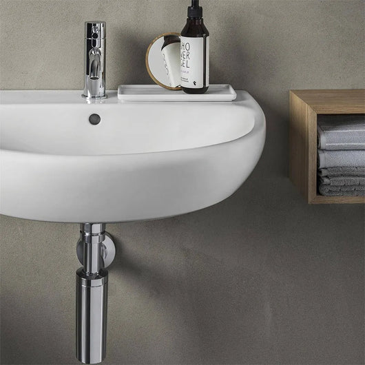 Lavabo sospeso Geberit 45 cm in ceramica bianco  Selnova