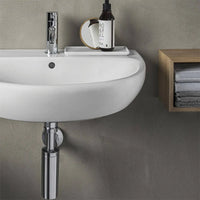 Lavabo sospeso Geberit 50 cm in ceramica bianco  Selnova