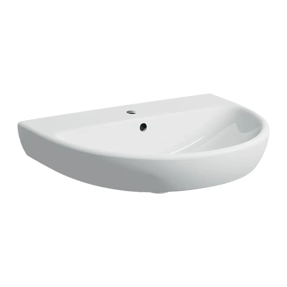Lavabo sospeso Geberit 65 cm in ceramica bianco  Selnova