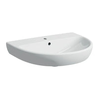 Lavabo sospeso Geberit 65 cm in ceramica bianco  Selnova