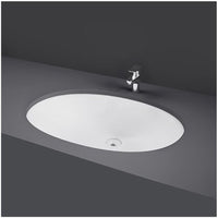 Lavabo sottopiano da incasso 57x42 cm ovale Rak modello Rosa