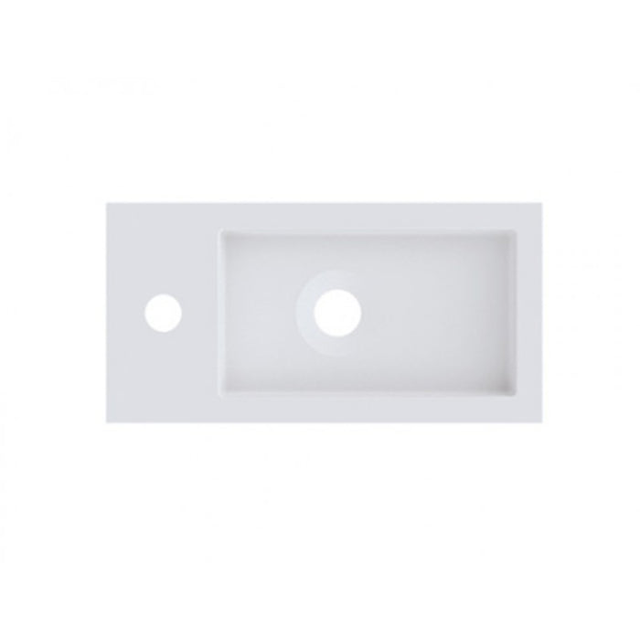 SPRING VOW RIHO lavabo 40x20x8 cm in marmo composito