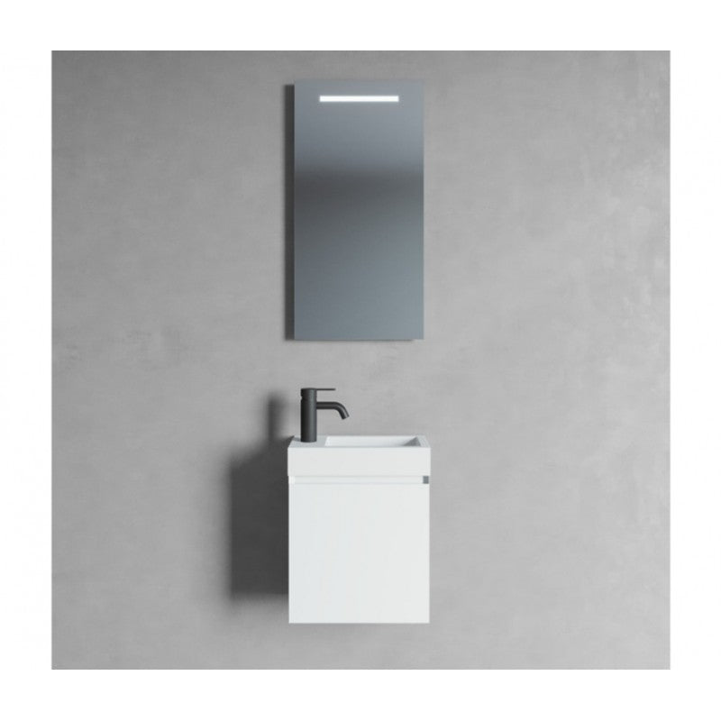 SPRING VOW RIHO lavabo 40x20x8 cm in marmo composito