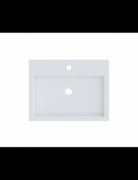SPRING VOW RIHO lavabo 60x40x8 cm in marmo composito
