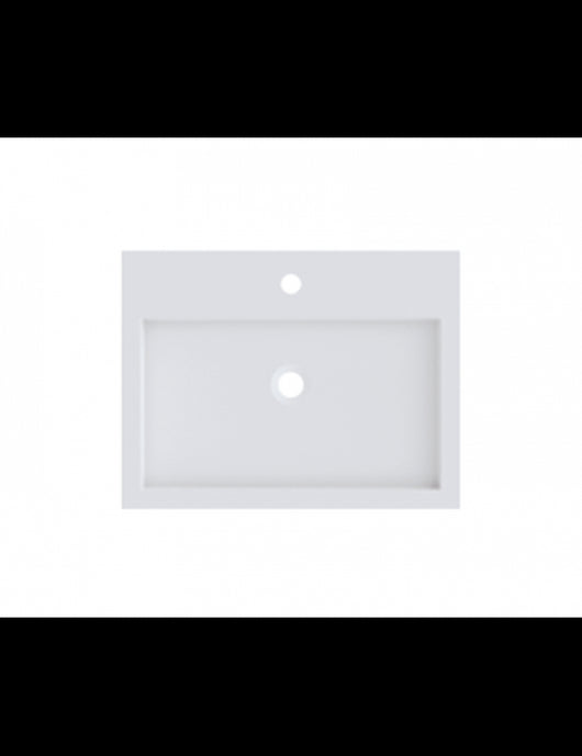 SPRING VOW RIHO lavabo 60x40x8 cm in marmo composito