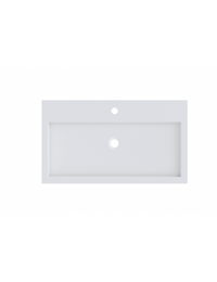 SPRING VOW RIHO lavabo 80x40x8 cm in marmo composito