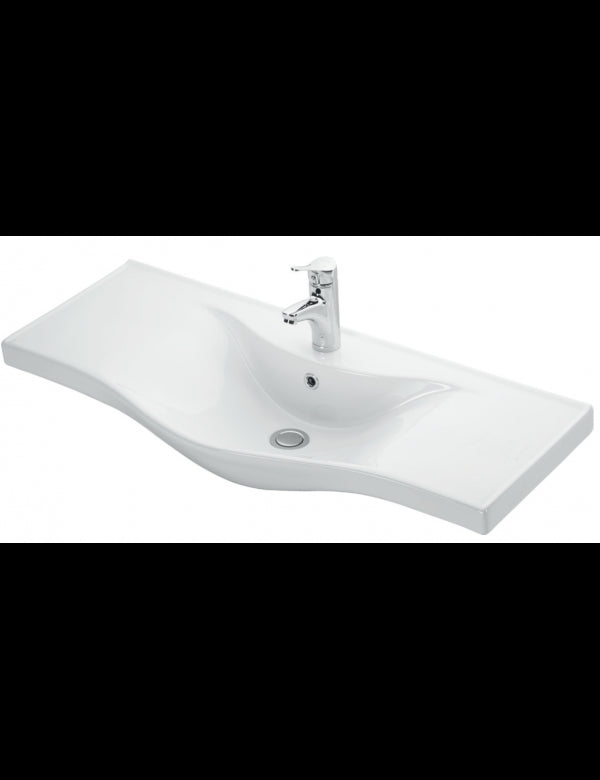 Lavabo sospeso BASIC rettangolare 100x45x17,5 cm