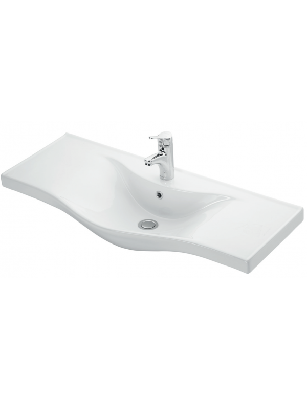Lavabo sospeso BASIC rettangolare 100x45x17,5 cm
