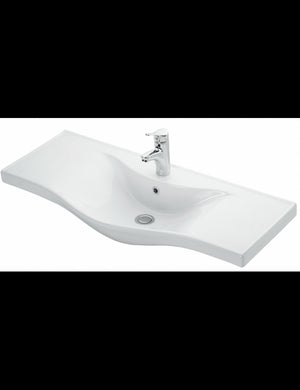 Lavabo sospeso BASIC rettangolare 100x45x17,5 cm