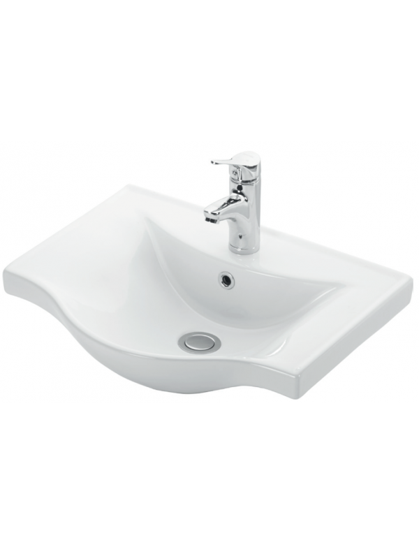 Lavabo sospeso BASIC rettangolare 55x45x17,5 cm