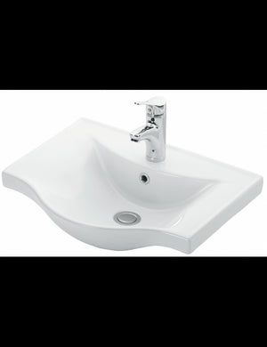Lavabo sospeso BASIC rettangolare 55x45x17,5 cm