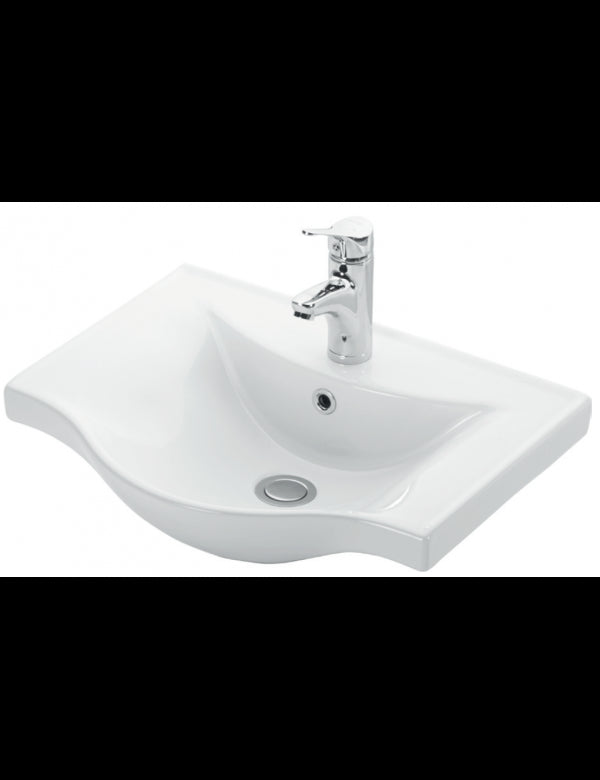 Lavabo sospeso BASIC rettangolare 55x45x17,5 cm