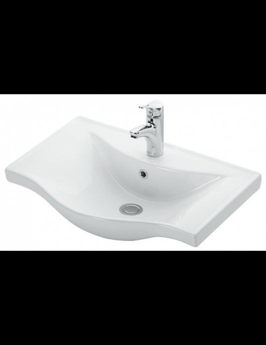 Lavabo sospeso BASIC rettangolare 65x45x17,5 cm