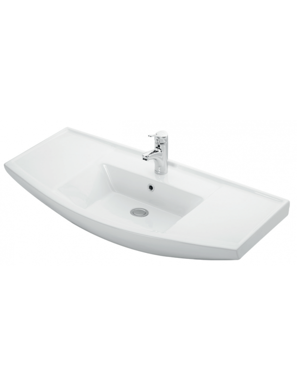 BIANNA lavabo sospeso rettangolare 101x50x18,5 cm