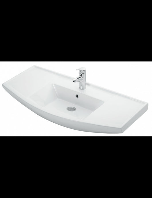 BIANNA lavabo sospeso rettangolare 101x50x18,5 cm